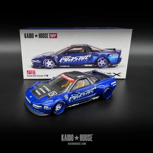 Kaido House Garage X Mini GT Honda NSX Evasive V2 Blue