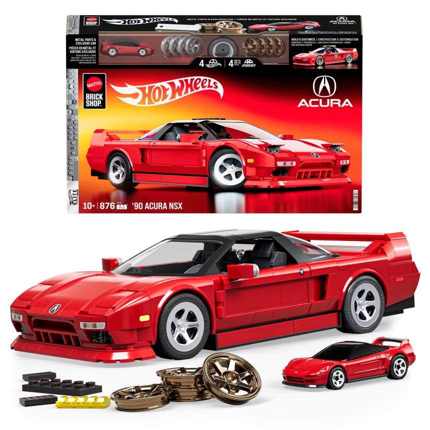 Mattel Brick  Shop Hot Wheels '90 Acura NSX