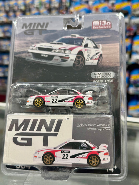 Mini GT MiJo Exclusive Subaru Impreza WRC98 #22