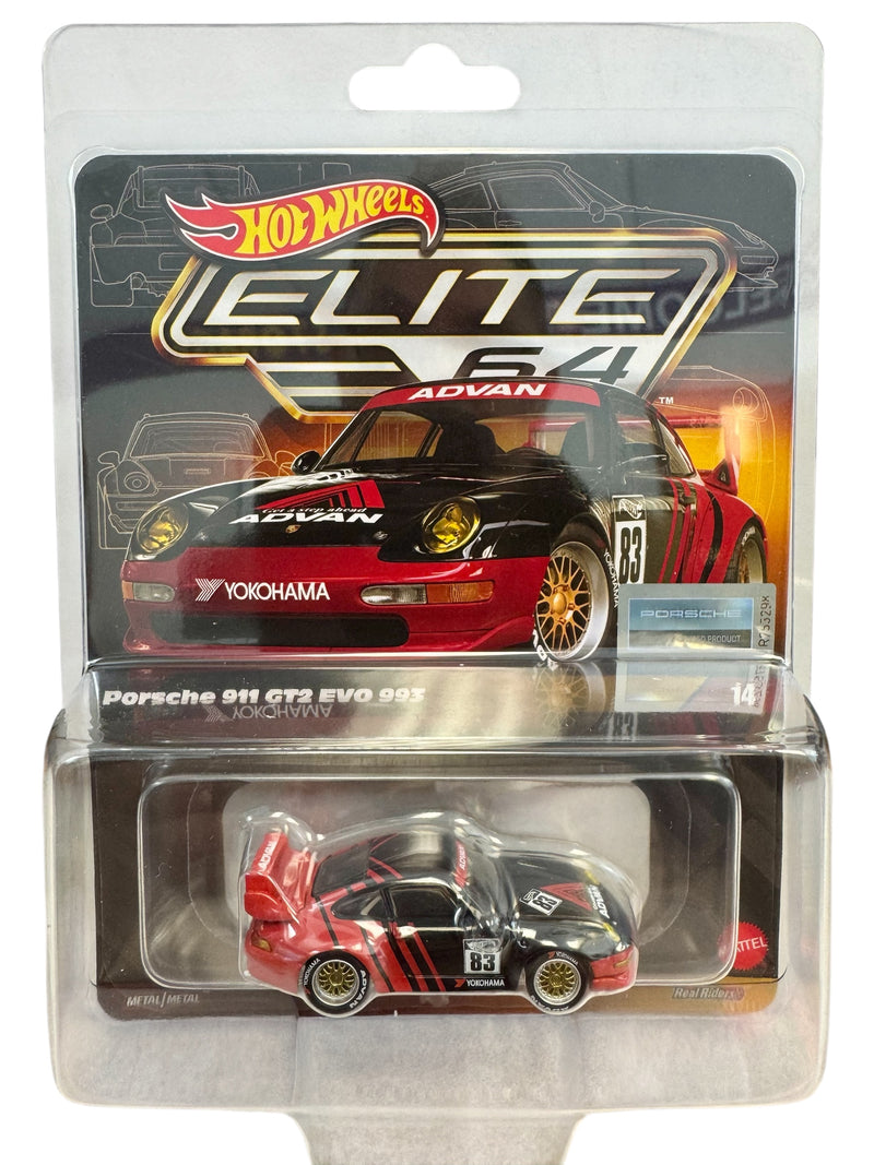 Load image into Gallery viewer, Hot Wheels Elite 64 Porsche 911 GT2 EVO 993
