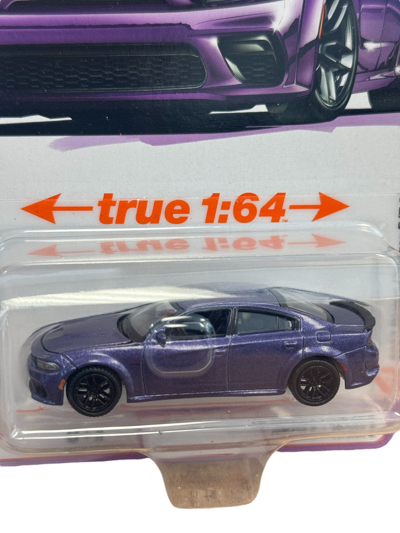 Load image into Gallery viewer, Auto World &#39;23 Dodge Charger R/T Scat Pack Plum Crazy
