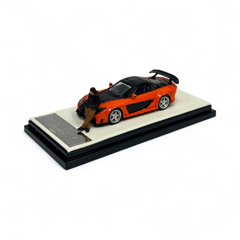 Load image into Gallery viewer, Time Micro RX-7 Fast and Furious with Han Mini Figurine
