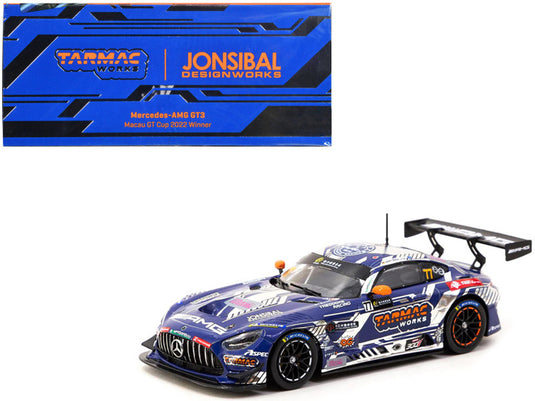 Tarmac Works Mercedes-AMG GT3 Macau GT Cup 2022 Winner Craft-Bamboo Racing Maro Engel