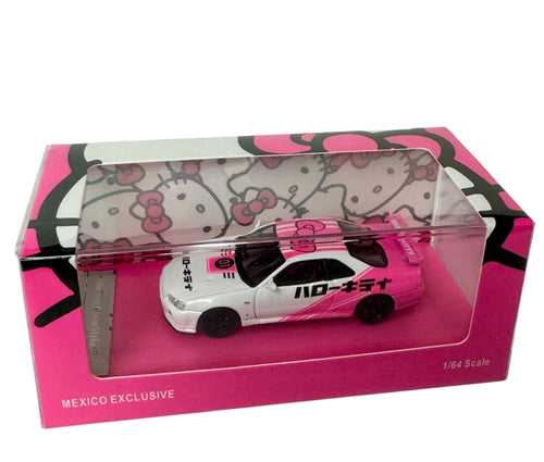 Ady Wheels Nissan GTR Pink Hello Kitty livery - American Stanced