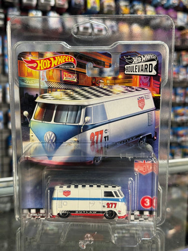 Hot Wheels Premium Volkswagen T1 Panel Bus Magnus Walker Boulevard Series - American Stanced