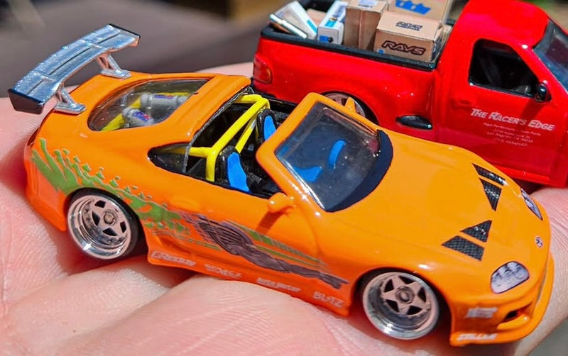 Load image into Gallery viewer, Hot Wheels Fast &amp; Furious Brian&#39;s O&#39;Conners Supra &quot;Custom&quot; by Milo&#39;s Mini&#39;s
