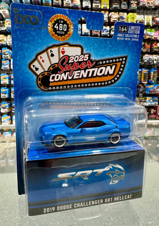 IXO Super Diecast Convention Exclusive 2019 Dodge Challenger SRT Hellcat Limited Edition 480 pcs - American Stanced