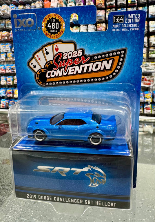 IXO Super Diecast Convention Exclusive 2019 Dodge Challenger SRT Hellcat Limited Edition 480 pcs - American Stanced