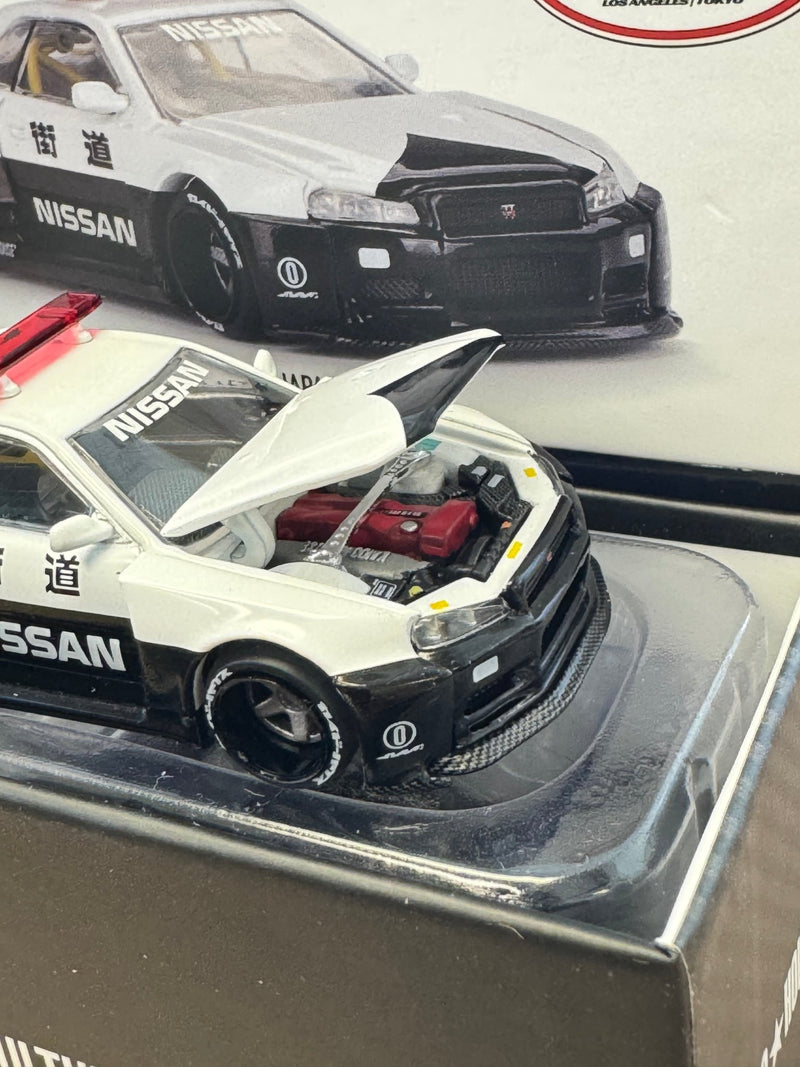 Load image into Gallery viewer, Kaido House Collab Nissan Skyline GT - R (R34) Kaido Works V2 Aero (Japan Police) #120 - American Stanced
