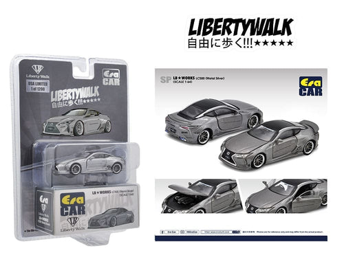 Mijo Liberty Walk Hobby Exclusive Lexus LC 500 SIL - American Stanced