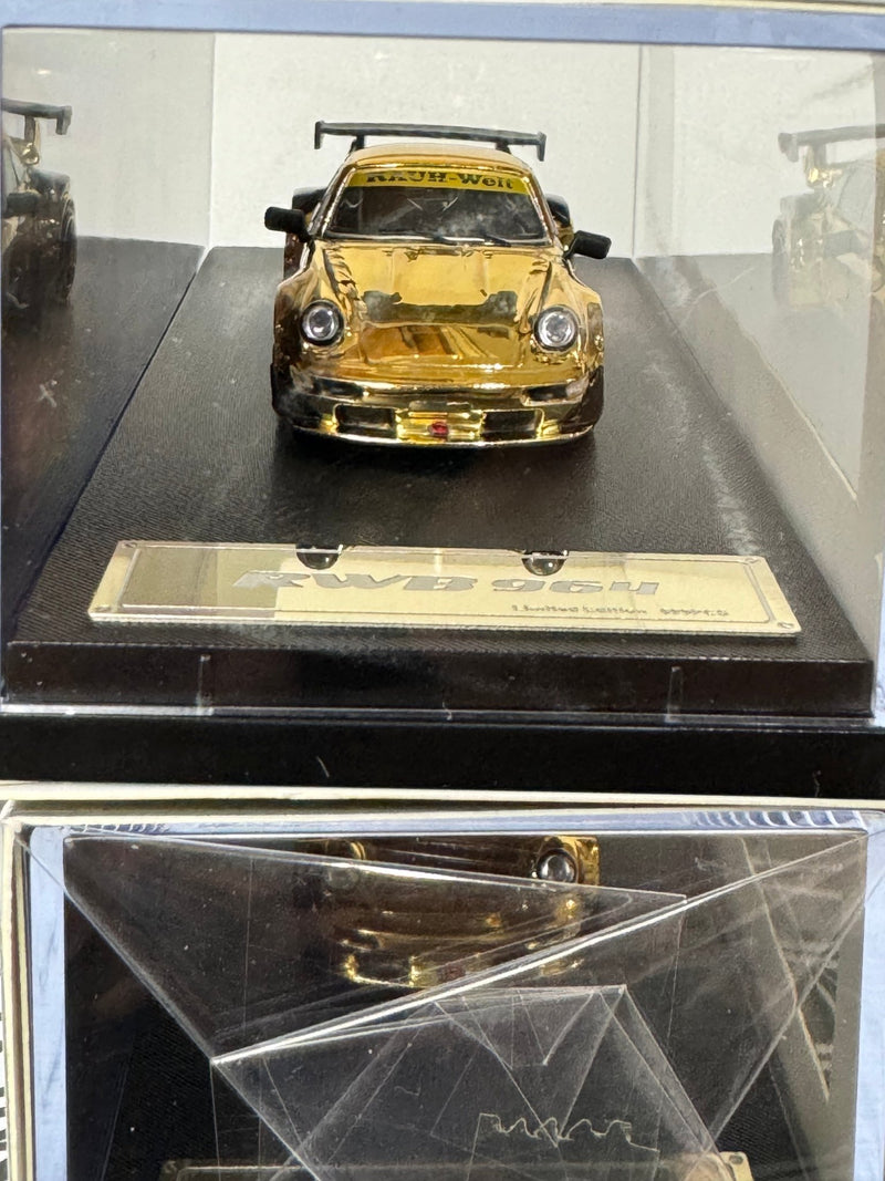 Load image into Gallery viewer, RBW 993 PORSCHE Gold Ghrome - American Stanced
